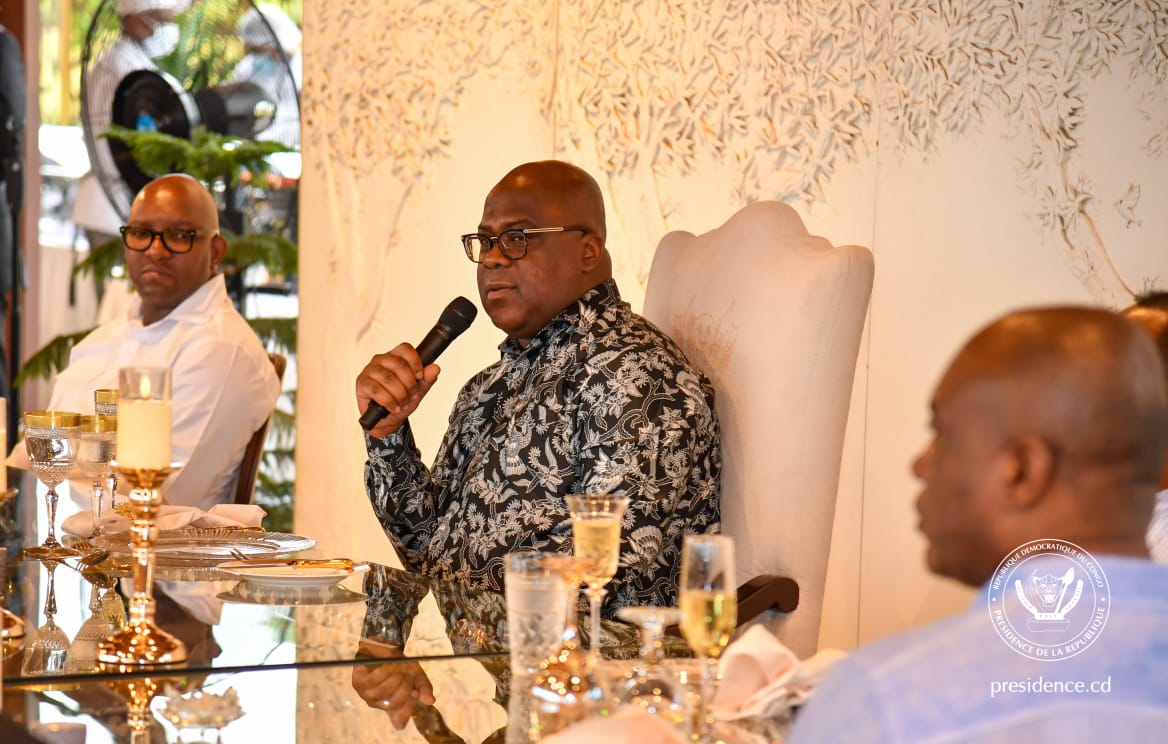 LE PRÉSIDENT FÉLIX TSHISEKEDI A REÇU ET ENCOURAGÉ LES LÉOPARDS DE LA ...