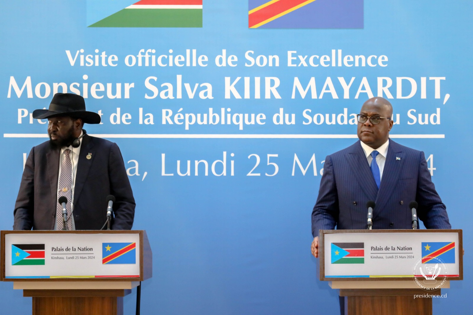 Crise sécuritaire dans l’Est de la Rdc : Les Présidents Félix ...