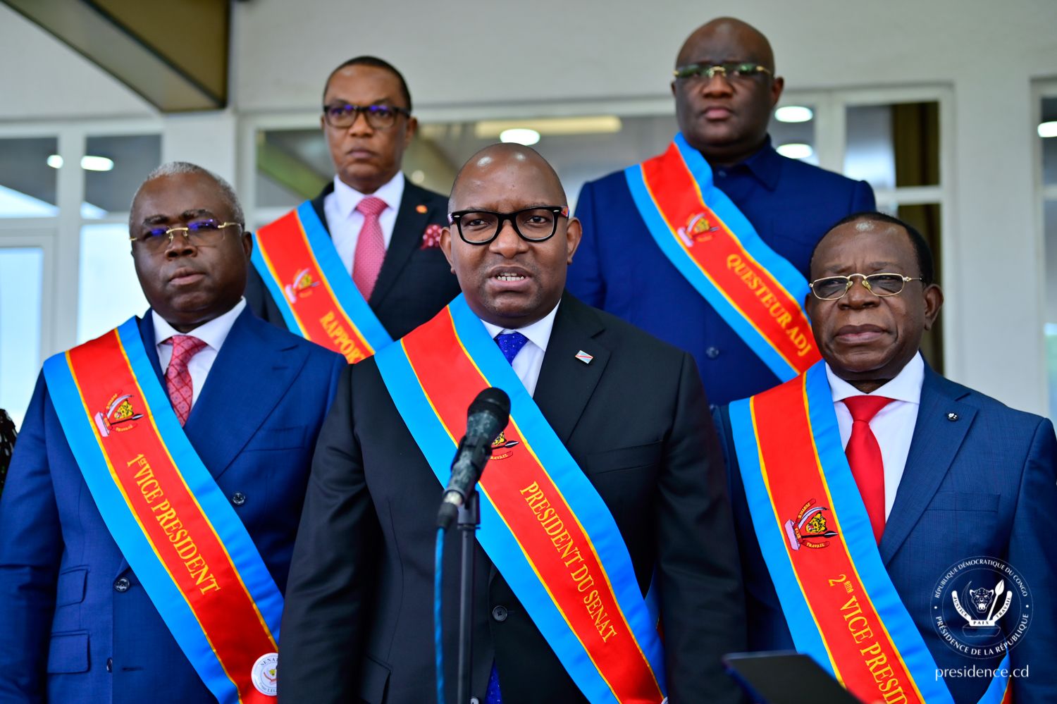 Le Président Félix Tshisekedi a reçu le bureau définitif du Sénat ...